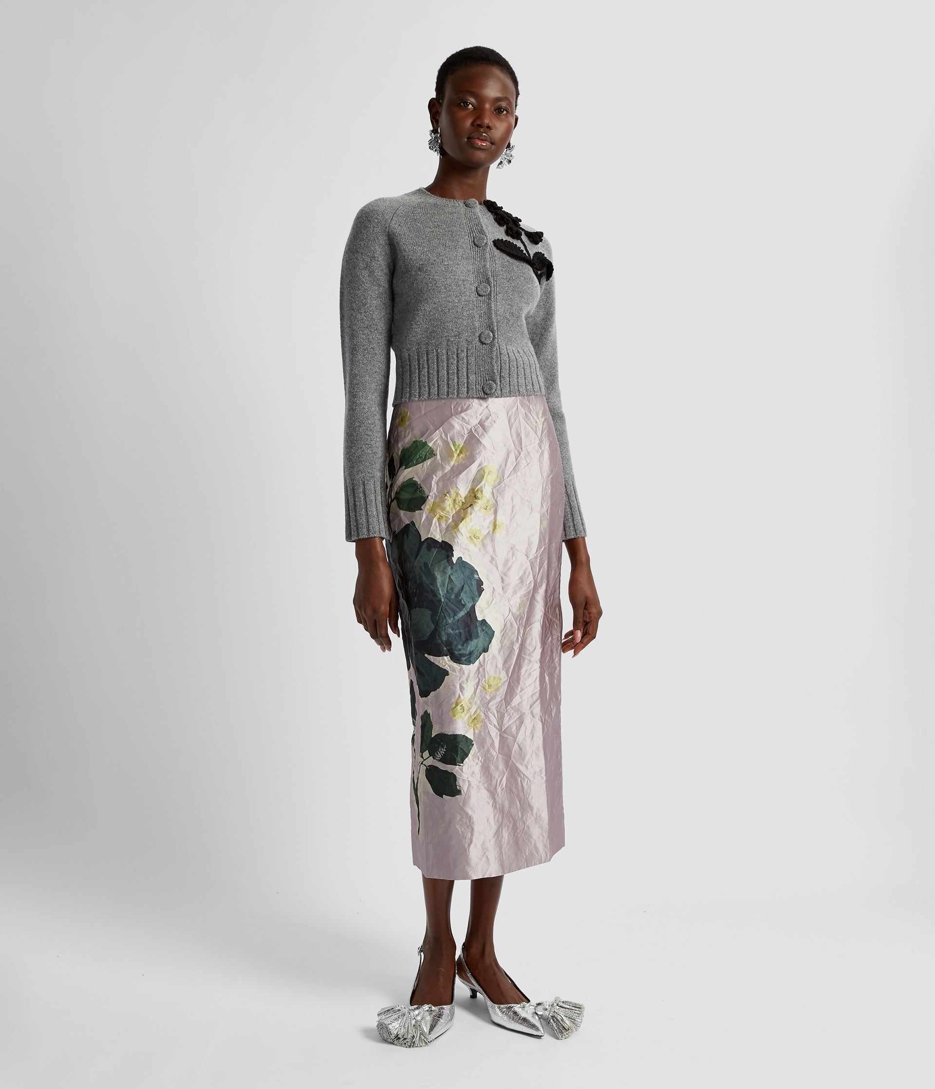 PENCIL MIDI SKIRT - 4