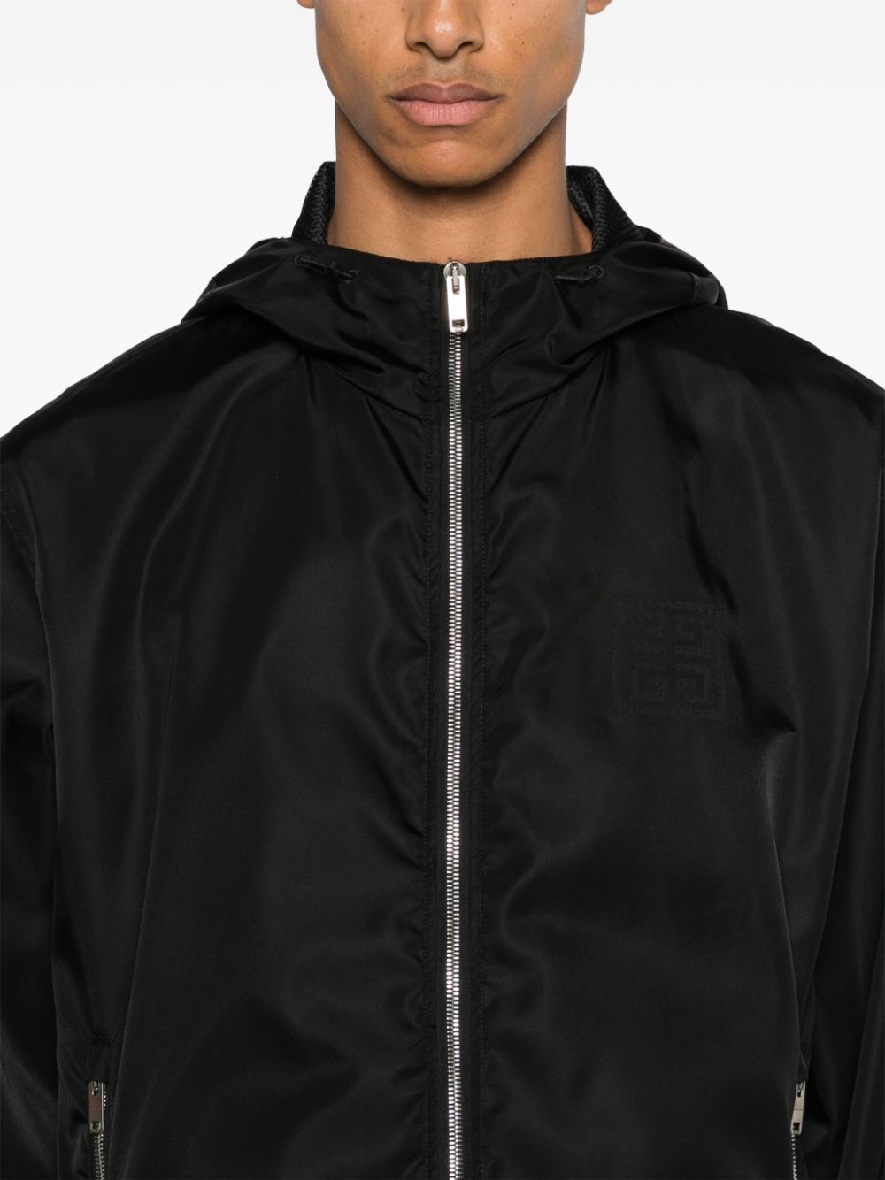 zip-up hooded jacket - 5