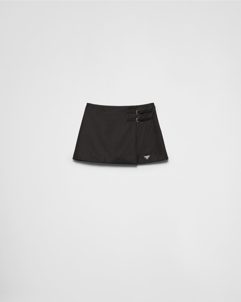 Re-Nylon wraparound skirt 1