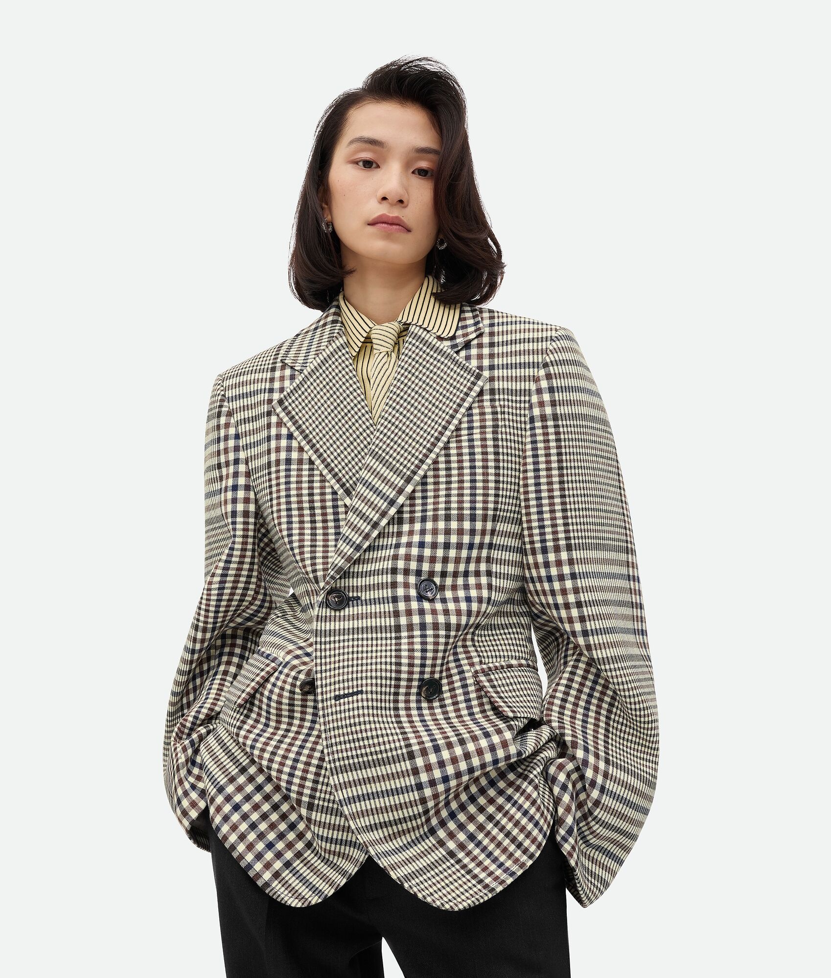 Structured Check Cotton Jacket - 2