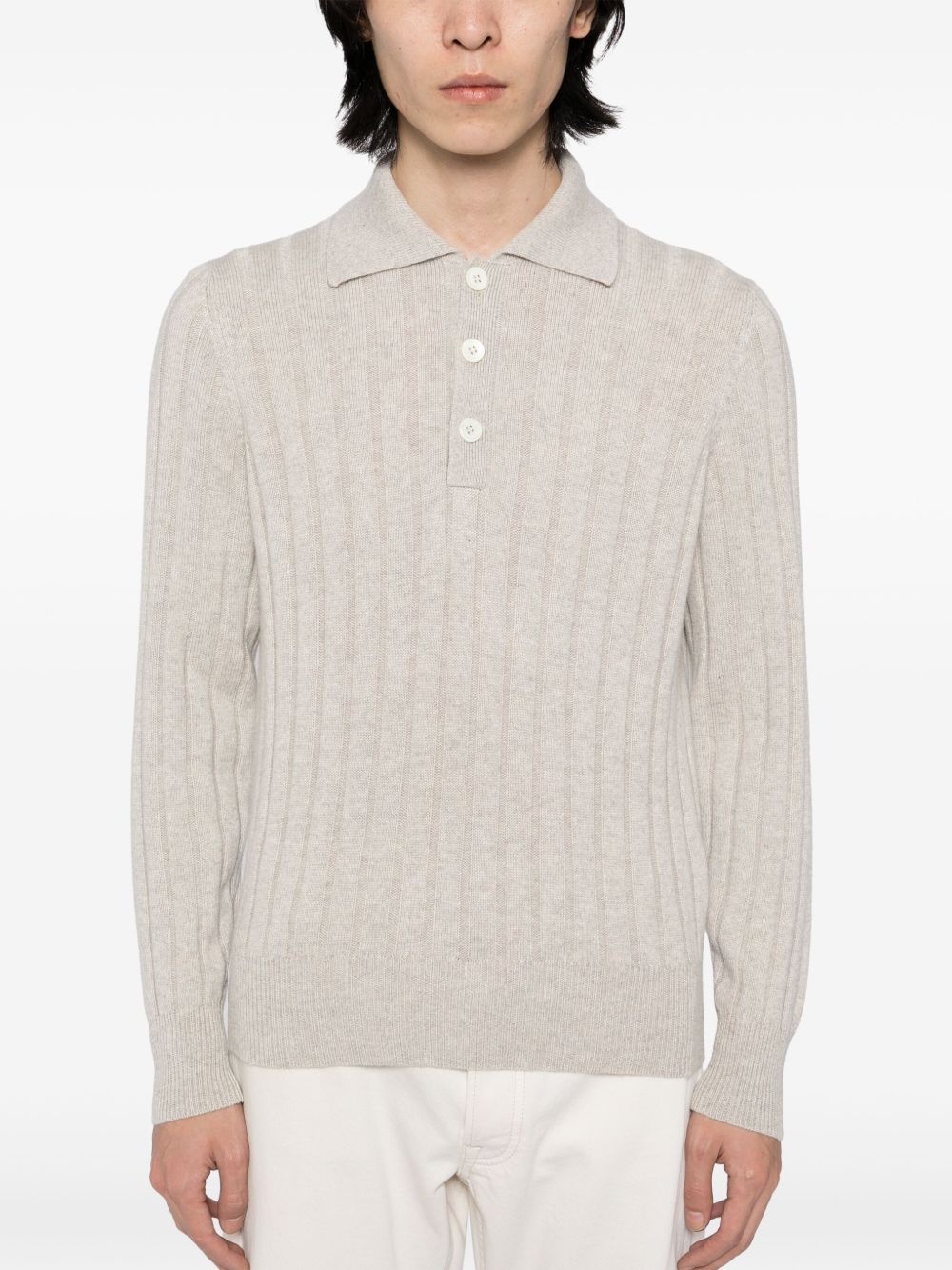 cashmere polo shirt - 5