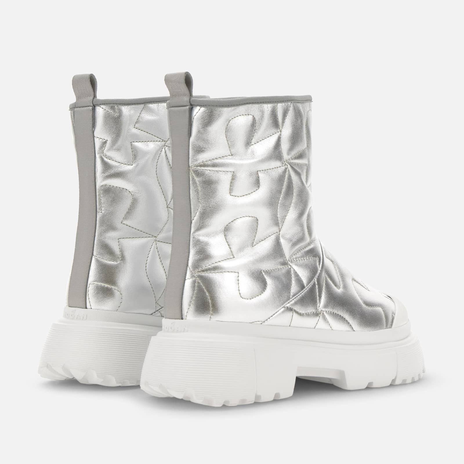 Ankle Boots Hogan H619 Silver - 3