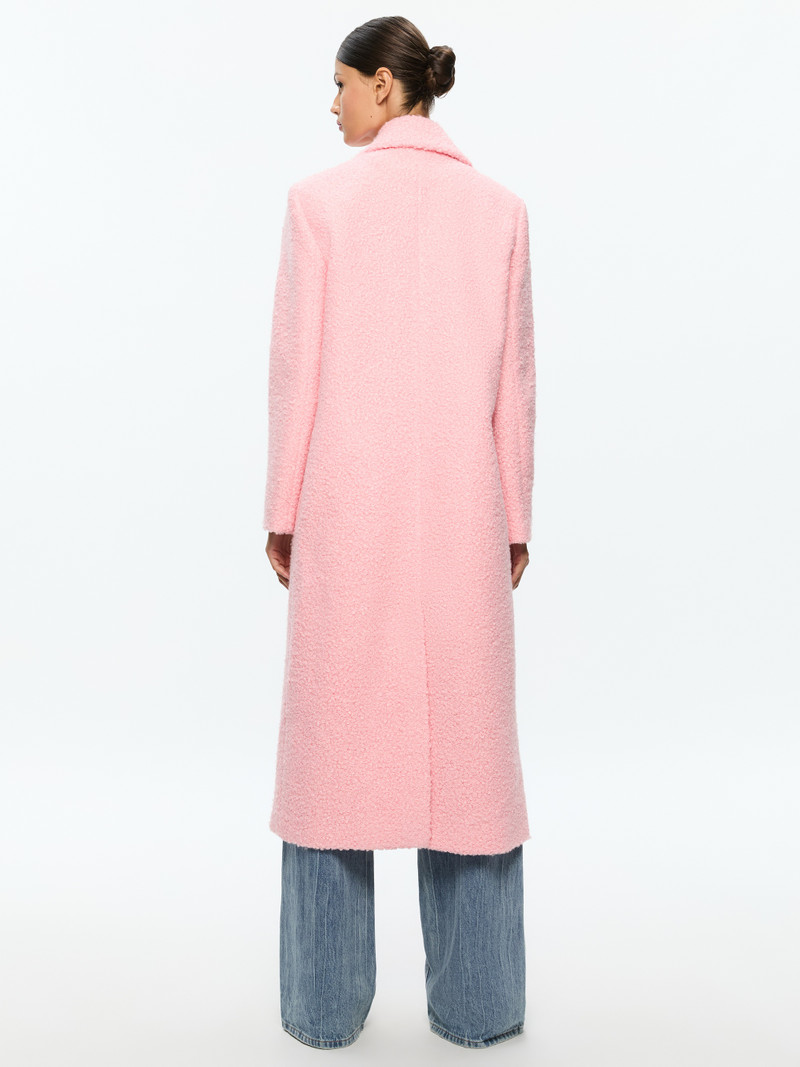 Alice + Olivia JIMMY OVERSIZED COAT WITH LONG LAPEL outlook