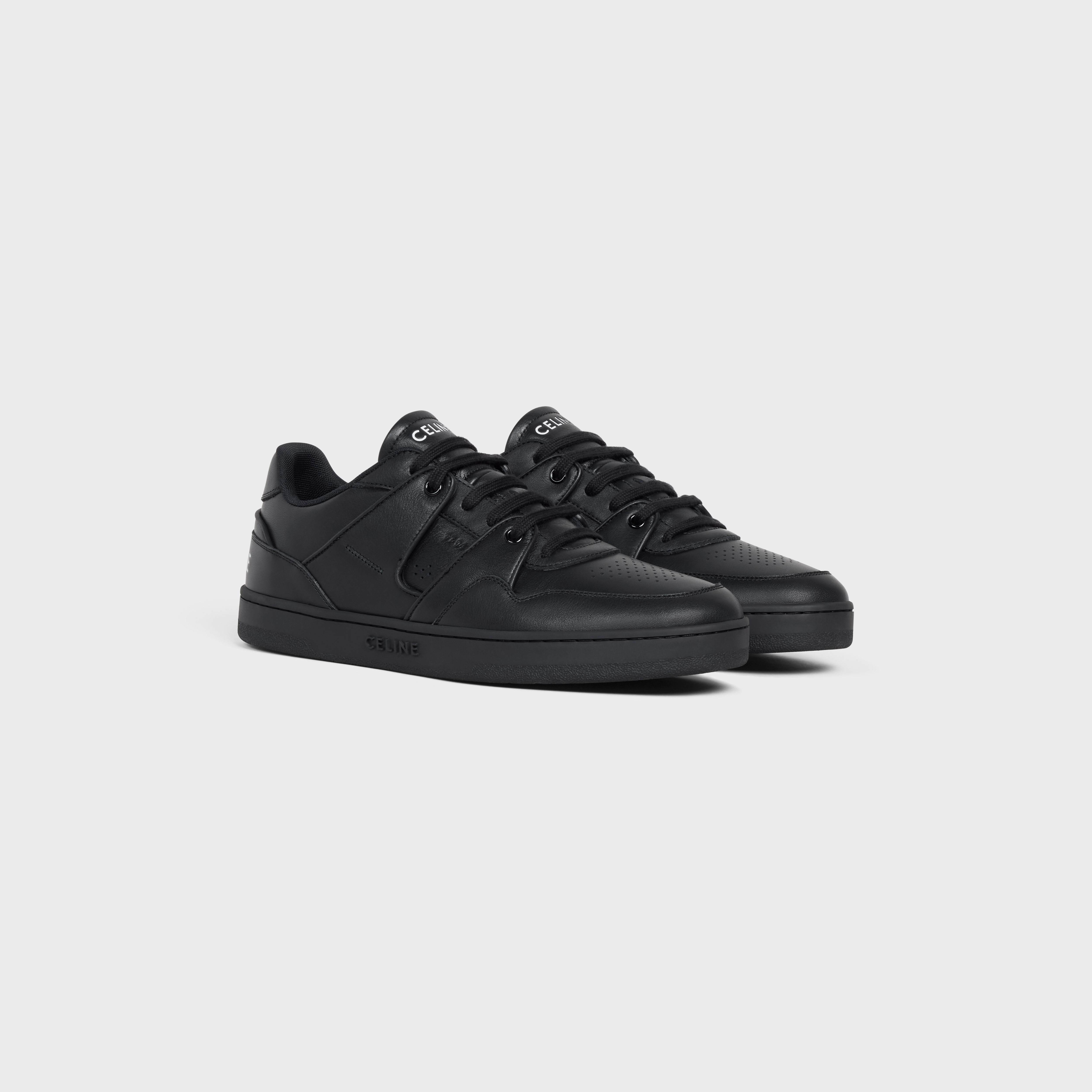 CT-04 CELINE TRAINER LOW LACE-UP SNEAKER in CALFSKIN - 2