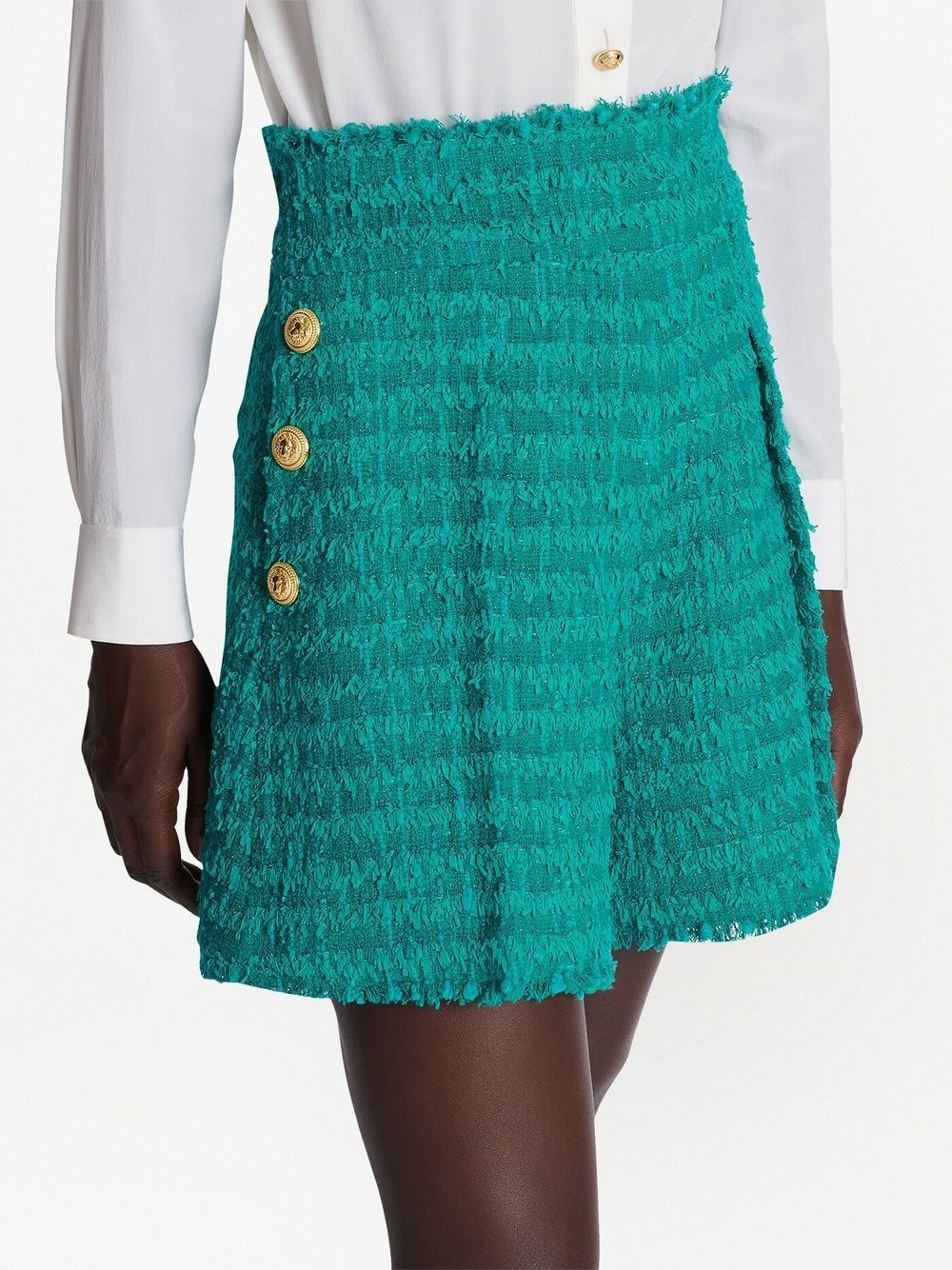 tweed tailored shorts - 5