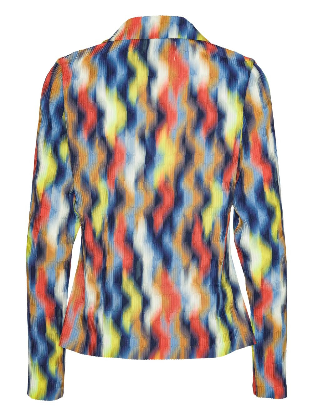graphic-print single-breasted jacket - 2