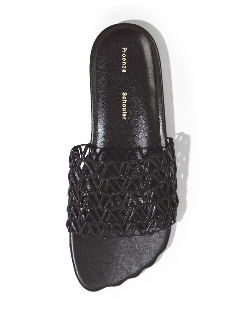 Proenza Schouler Sculpt woven slide sandals | farfetch