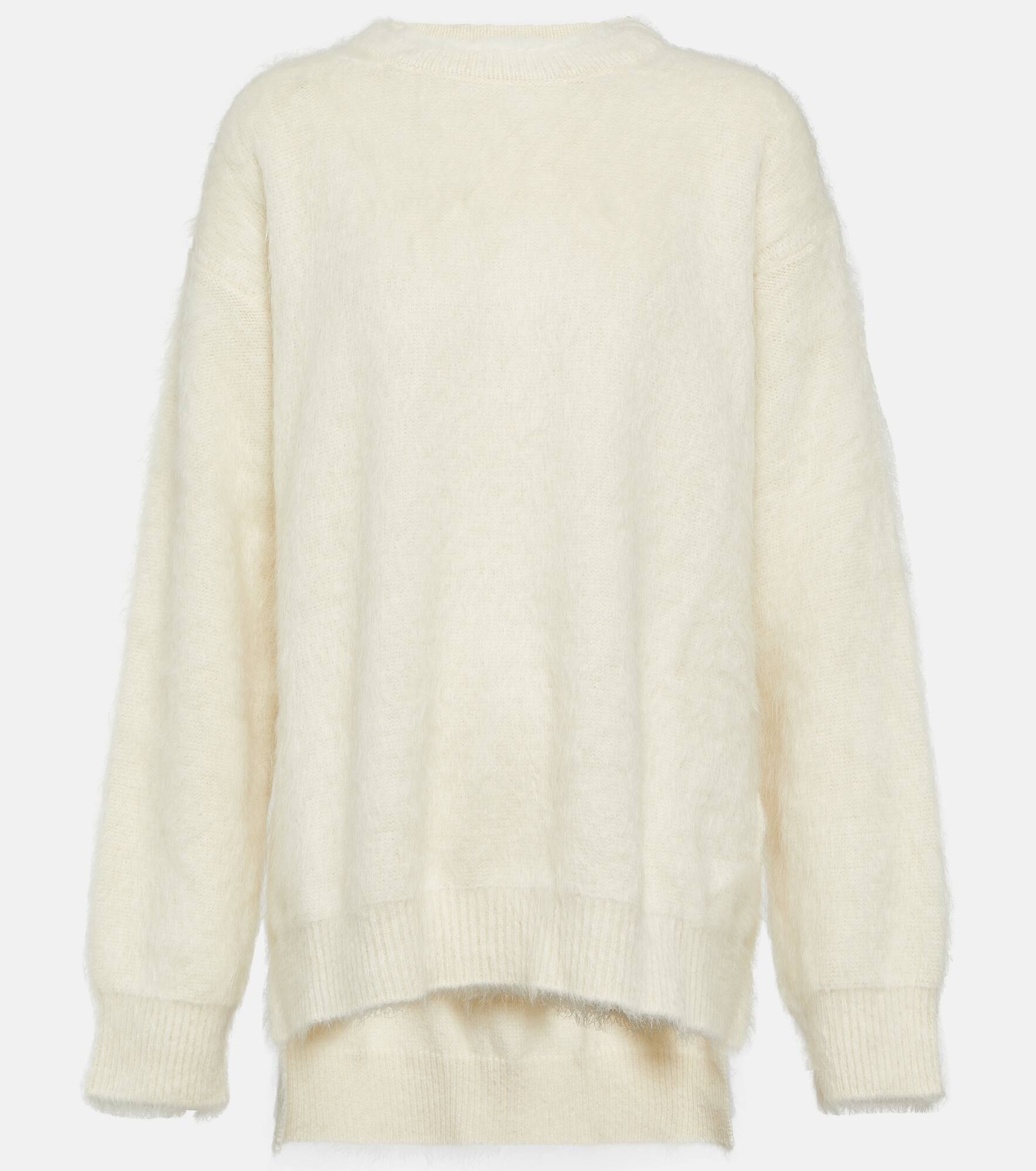 Alpaca and wool-blend sweater - 1