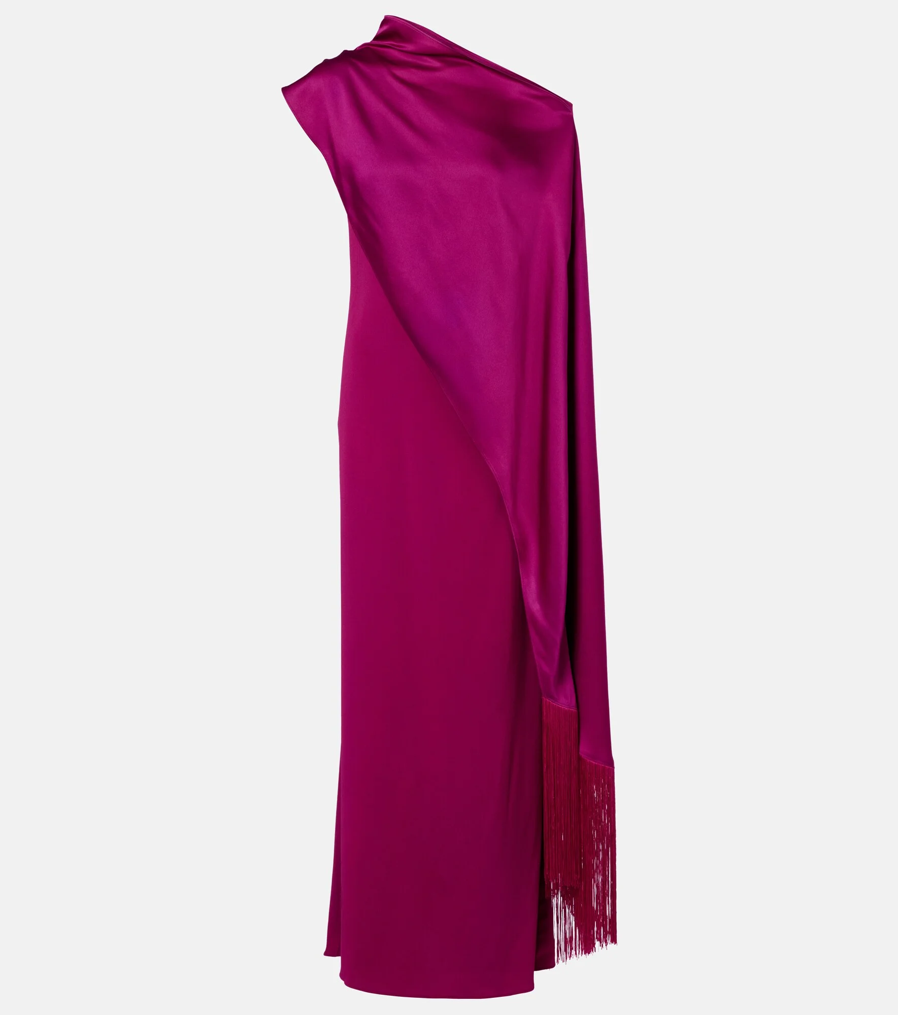 Berenson draped satin gown - 1