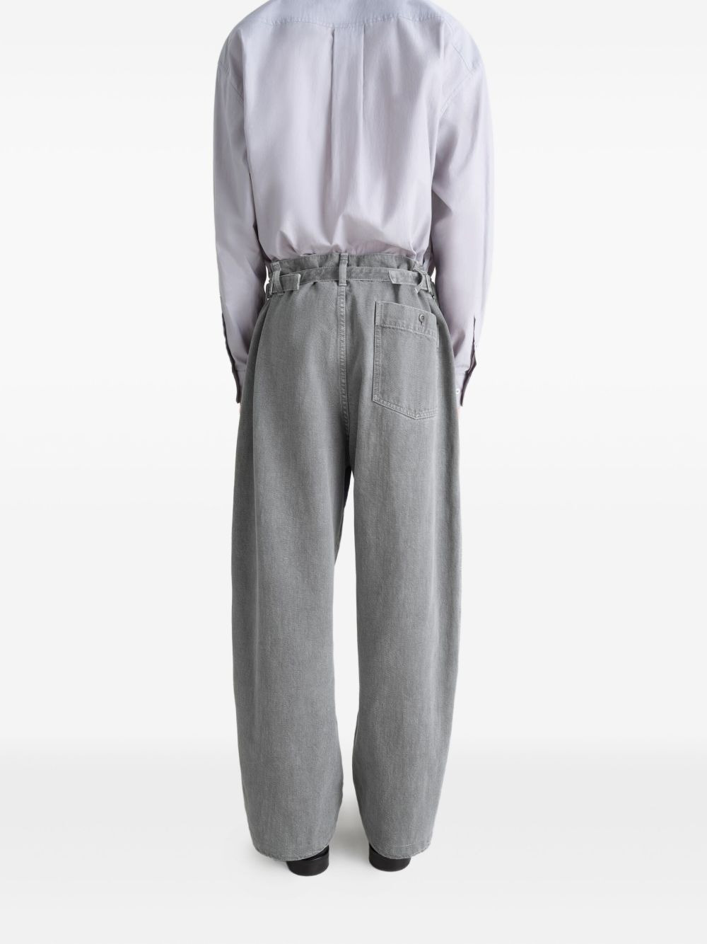 adjustable-waist-strap jeans - 3