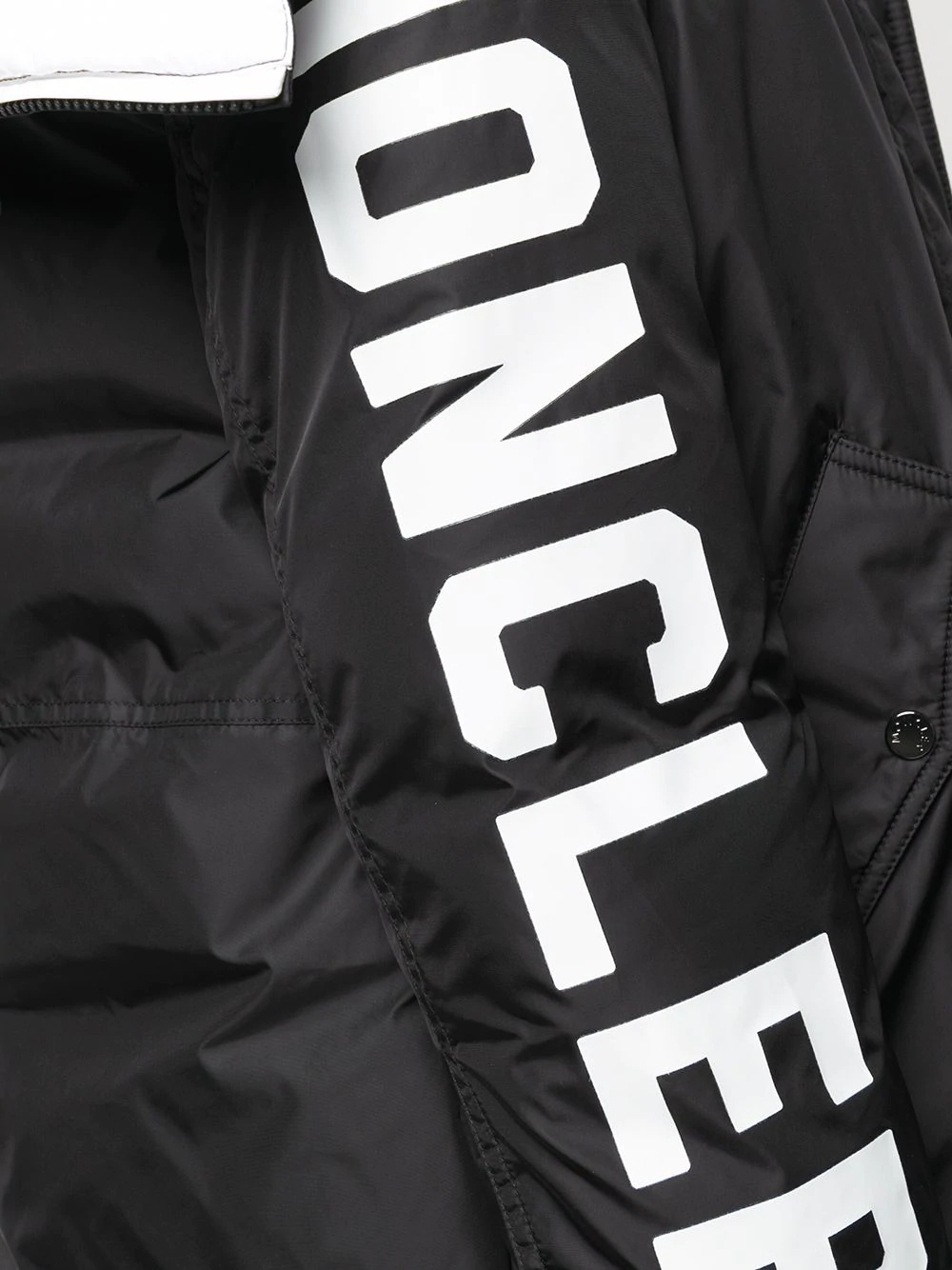 logo padded coat - 5