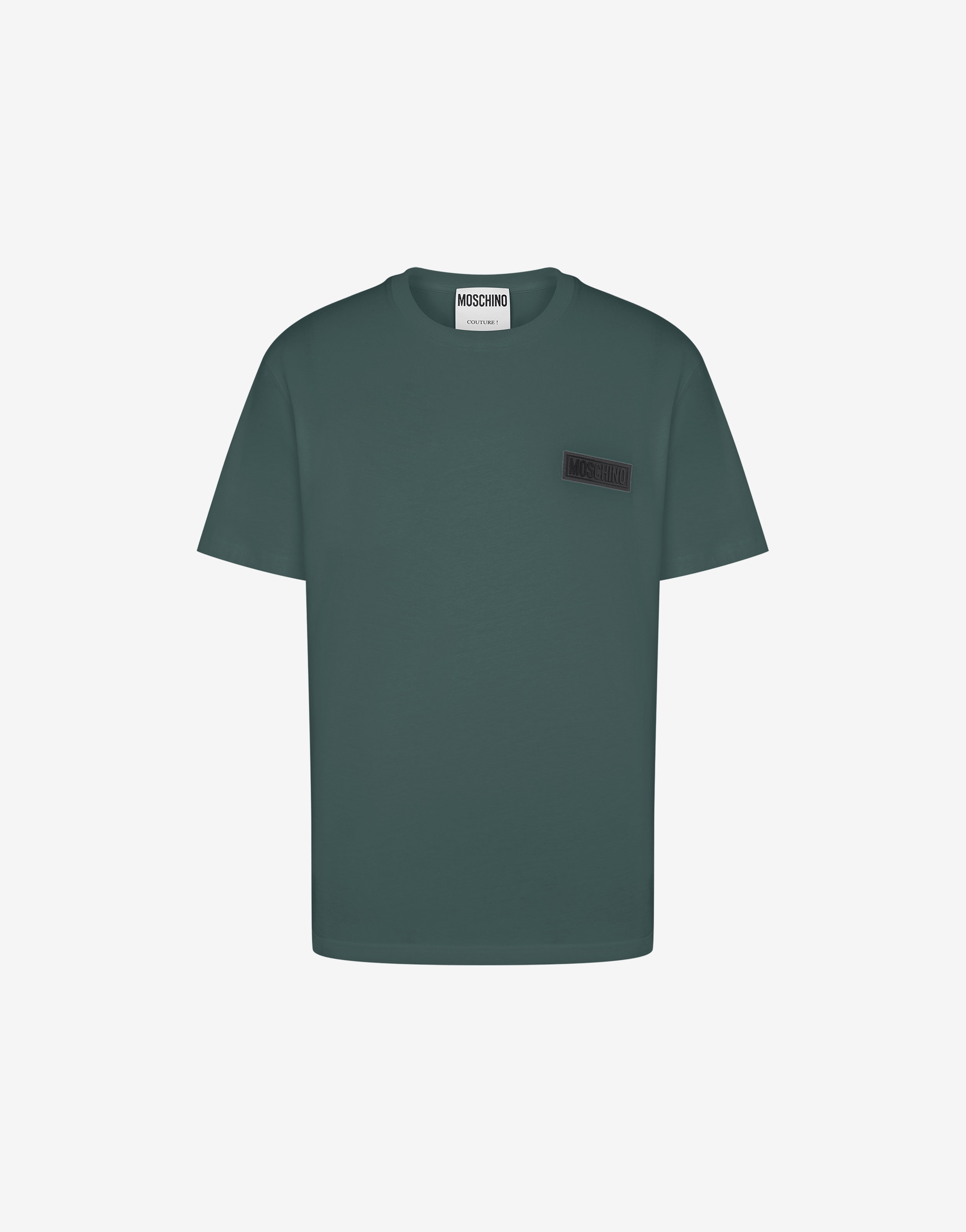RUBBER LOGO ORGANIC JERSEY T-SHIRT - 1