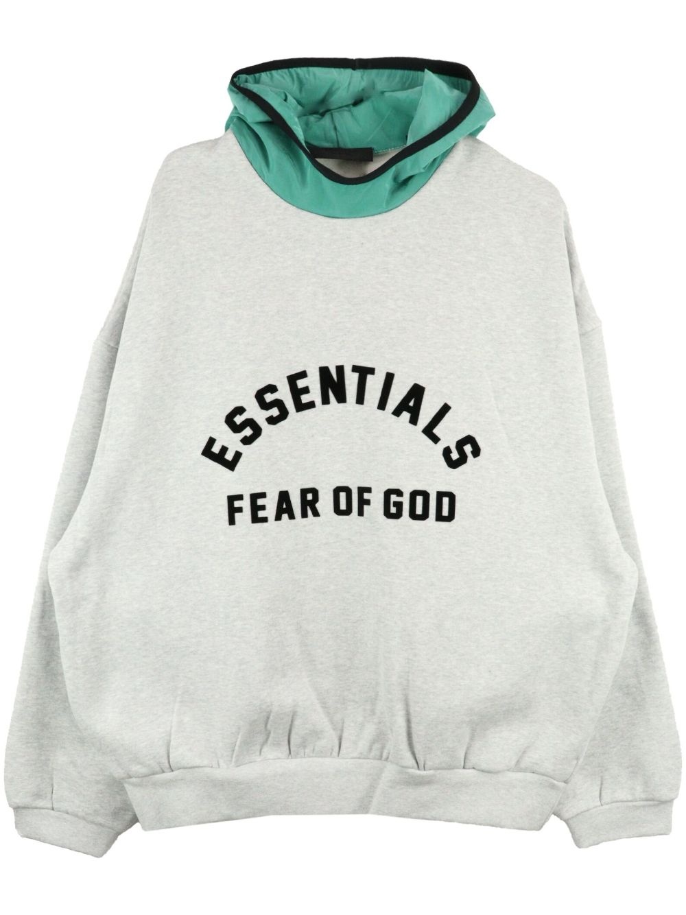 logo-print hoodie - 1