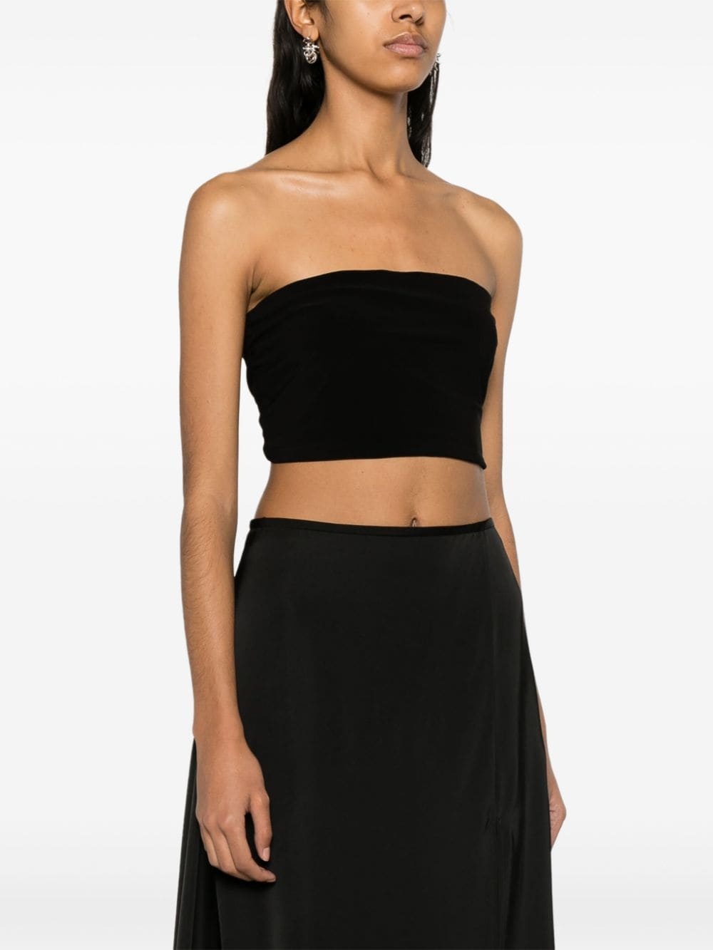 strapless bandeau top - 3