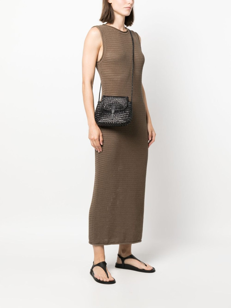 DRAGON DIFFUSION mini City woven crossbody bag outlook