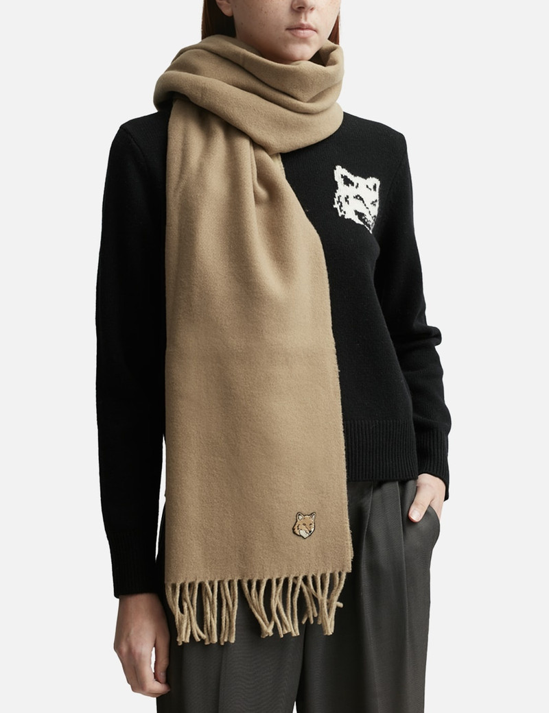 BOLD FOX HEAD DOUBLE FACE SCARF 3