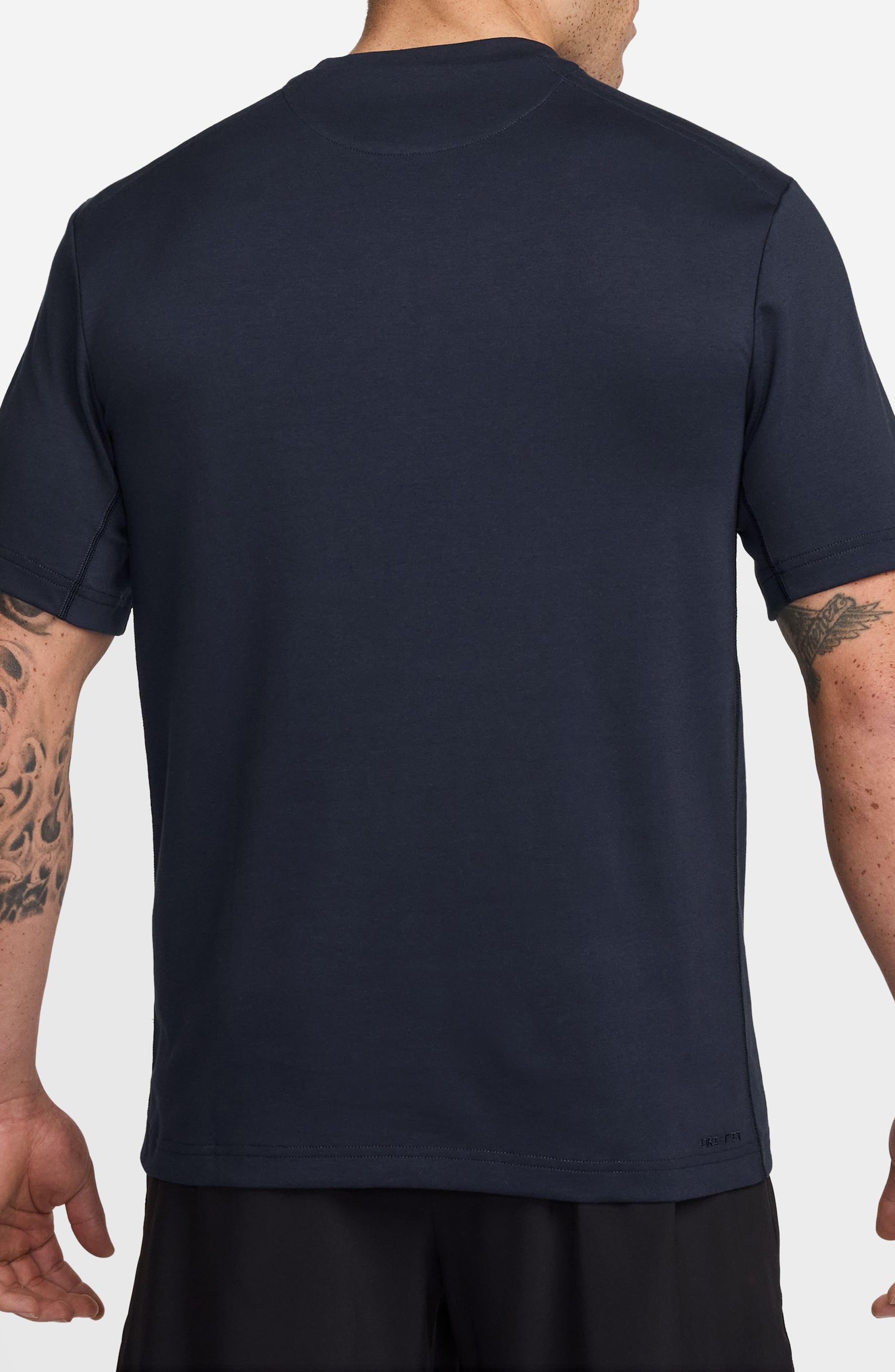 Nike Primary Training Dri-FIT Short Sleeve T-Shirt in Obsidian at Nordstrom - 2