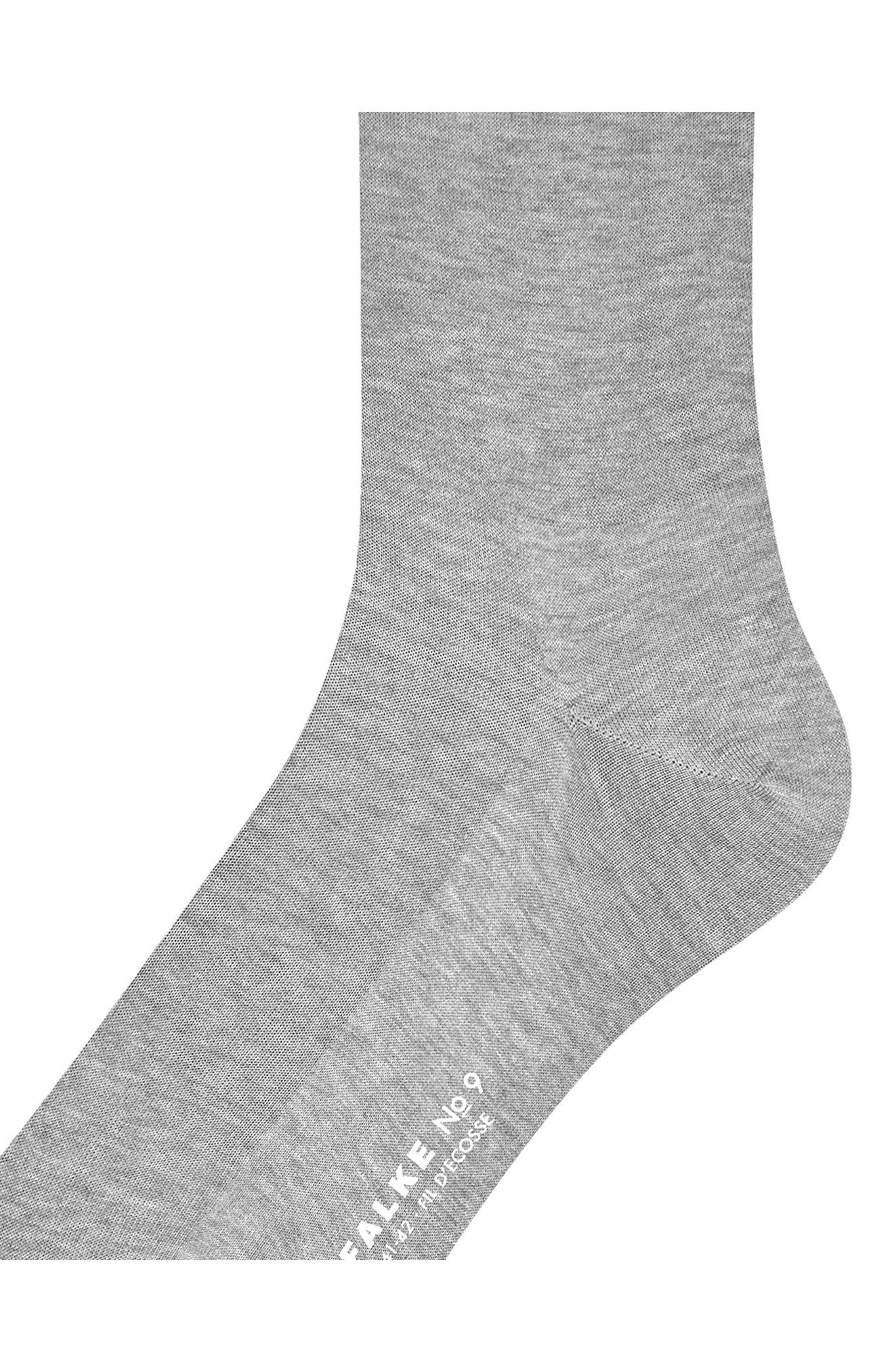 Falke No. 9 Cotton Blend Socks in Light Grey Mel at Nordstrom, Size X-Small - 1