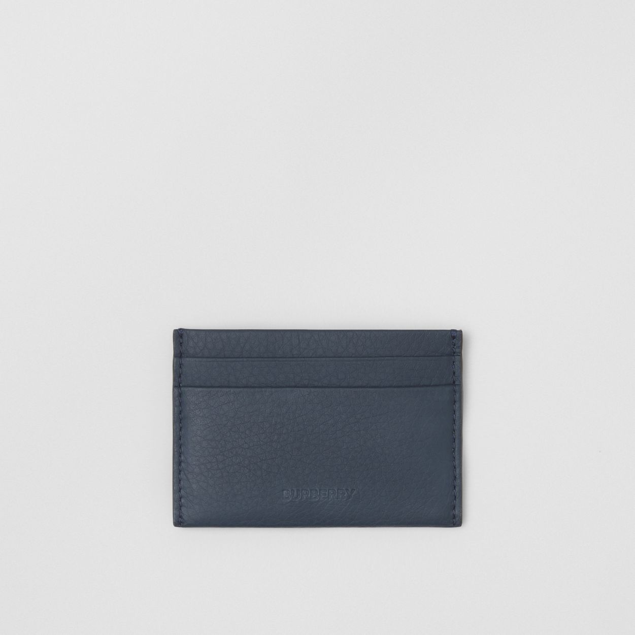 Grainy Leather Card Case - 1