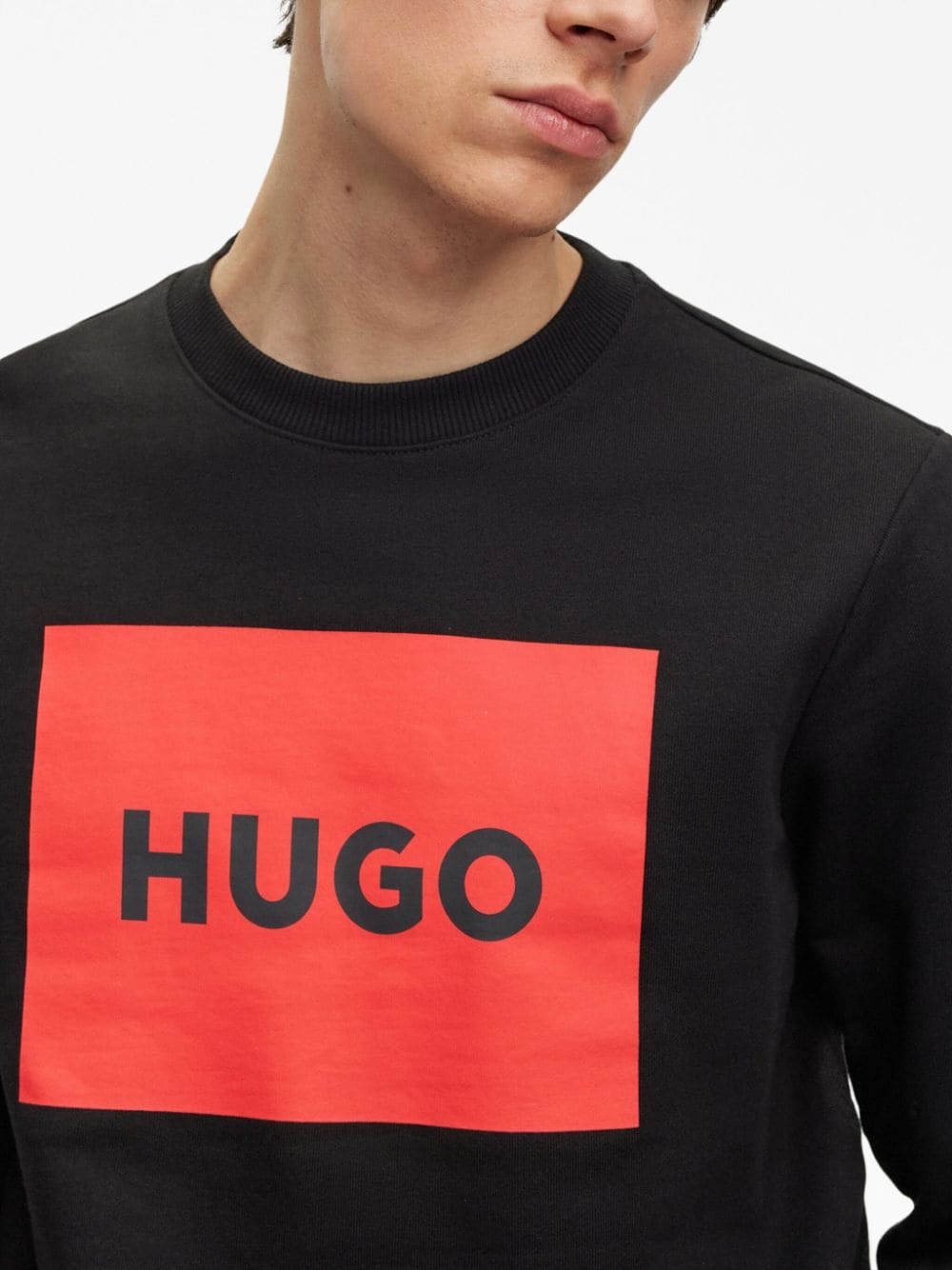 logo-print cotton sweatshirt - 5