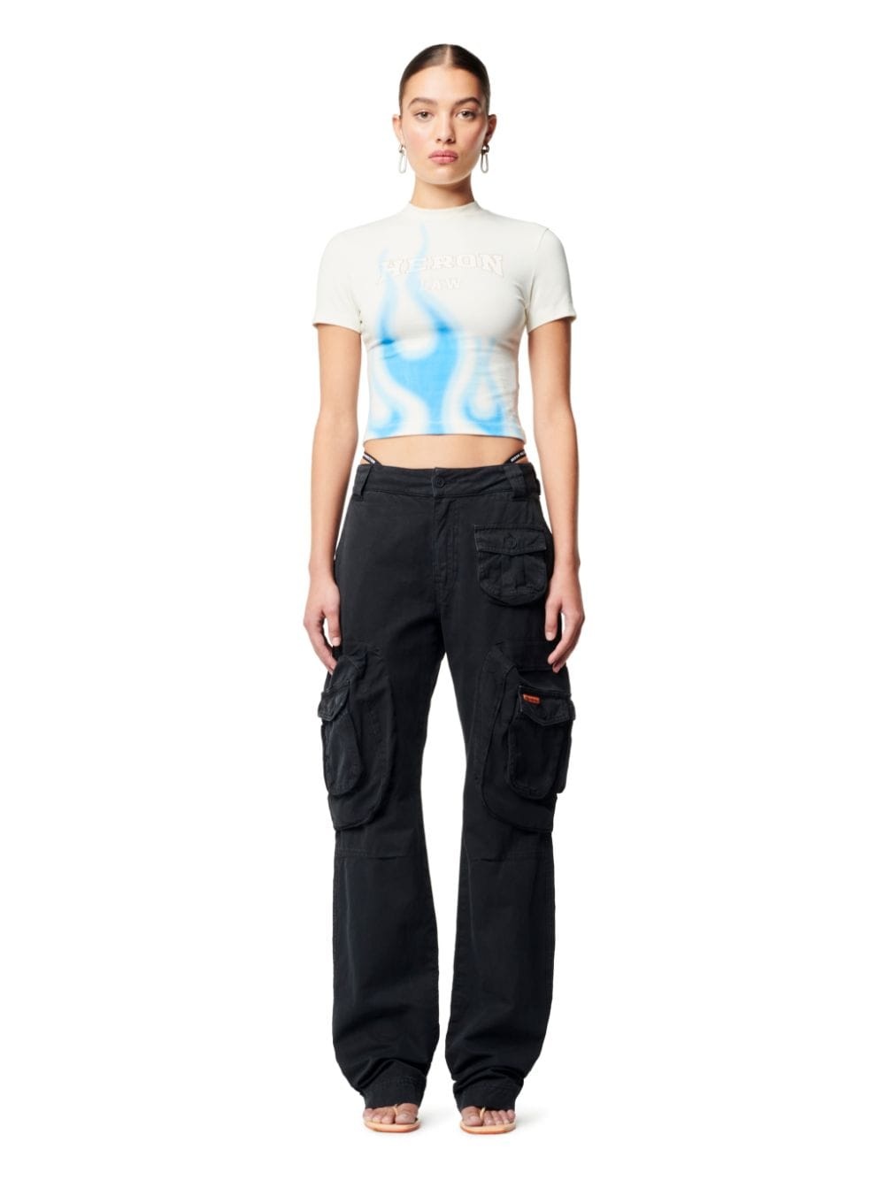 Heron Law Flames Baby Tee - 2