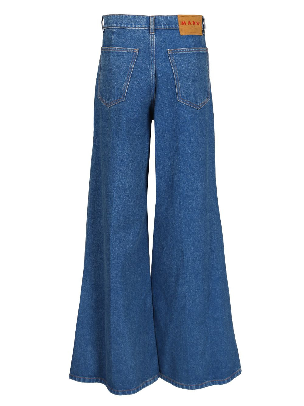 Wide-Leg Jeans Blue - 2