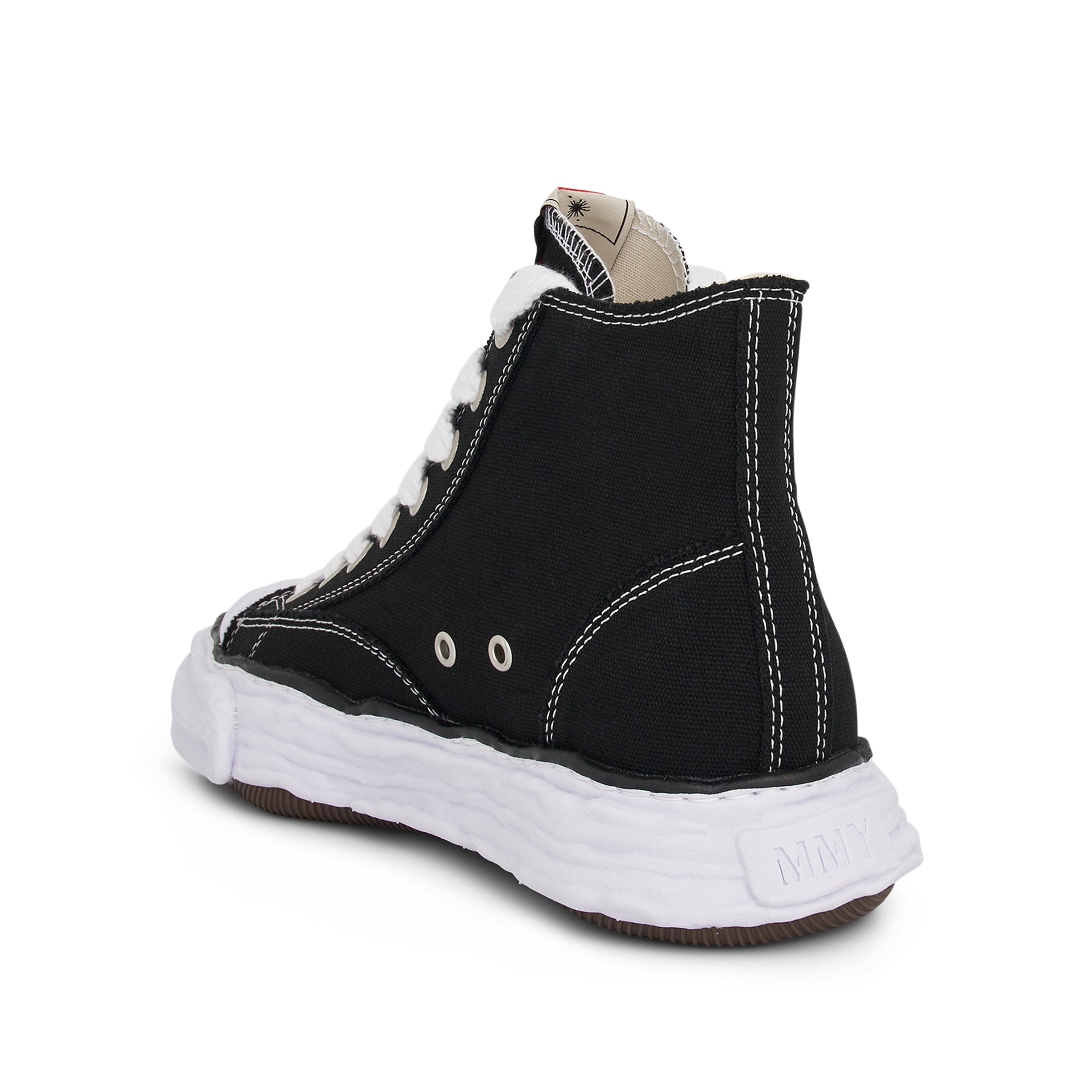 Peterson 23 OG High Top Sneaker in Black/White - 3