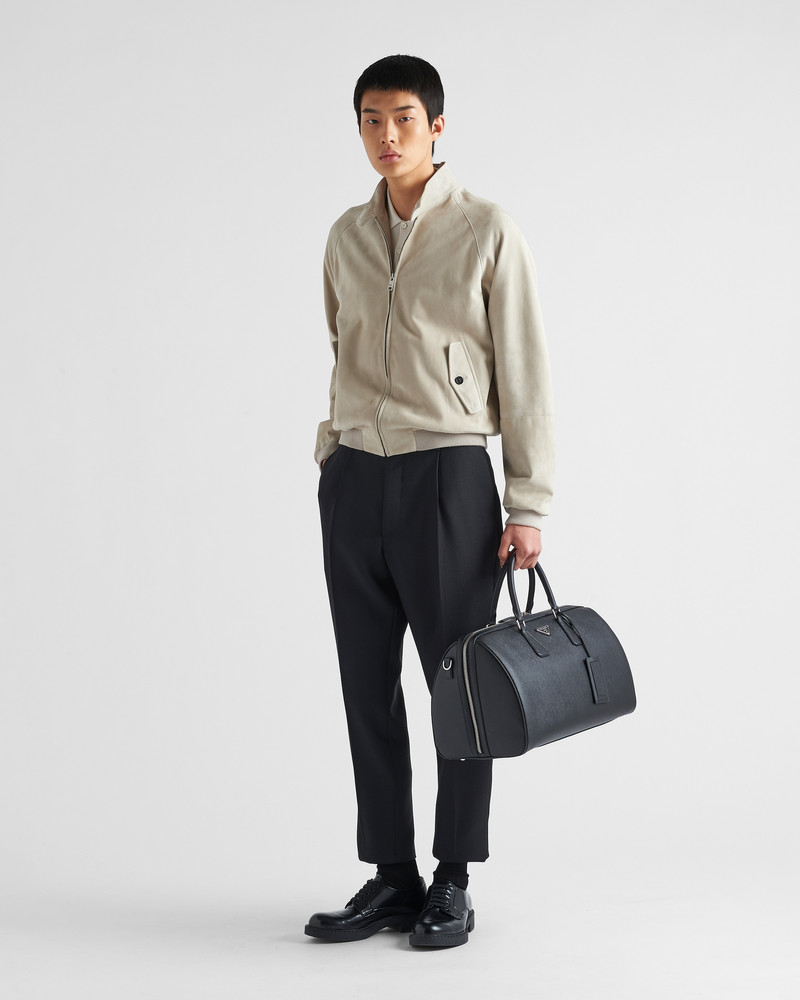Prada Saffiano leather travel bag outlook
