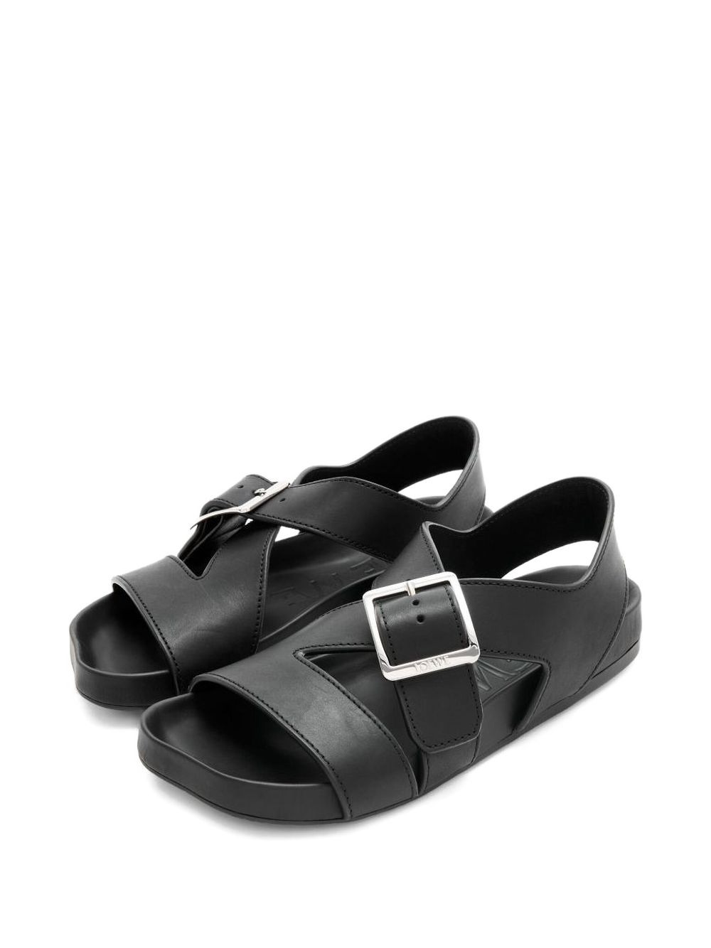 buckle-strap flat sandals - 2