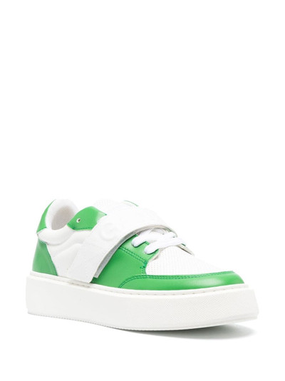 GANNI logo-embossed touch-strap sneakers outlook
