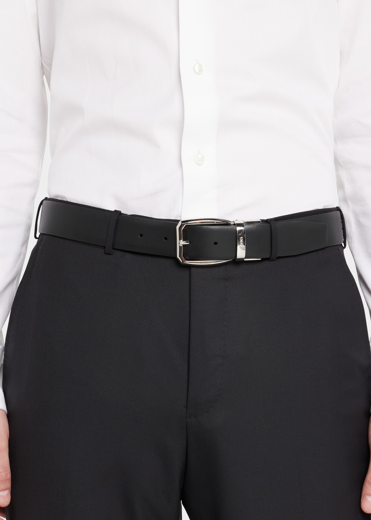 Men's Gioiello Adjustable Reversible Leather Belt - 2