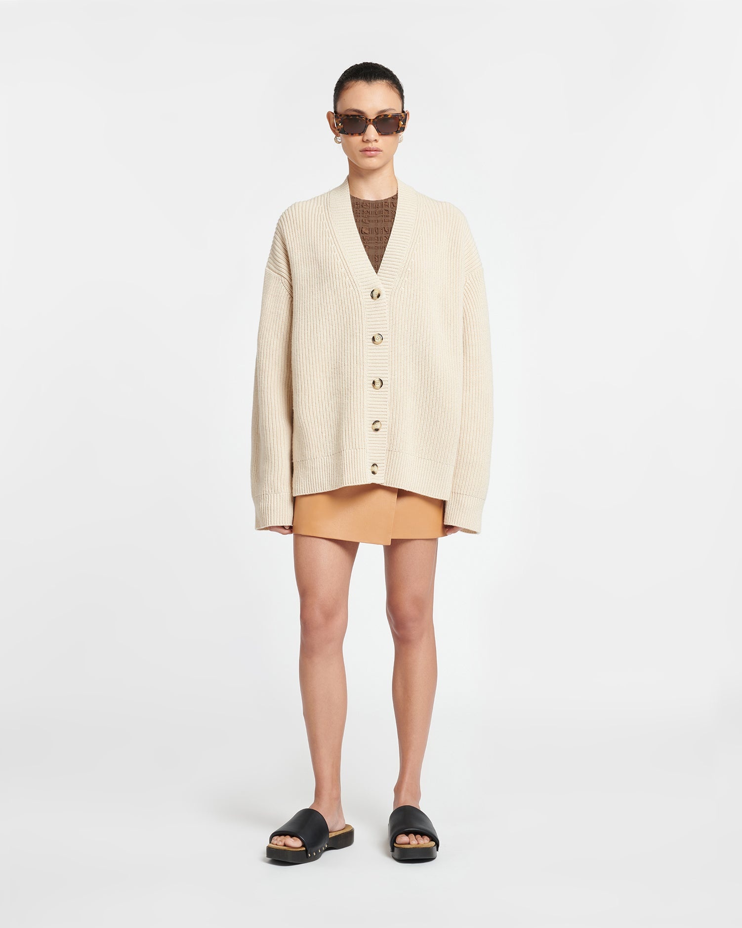 Cashmere-Blend Cardigan - 4