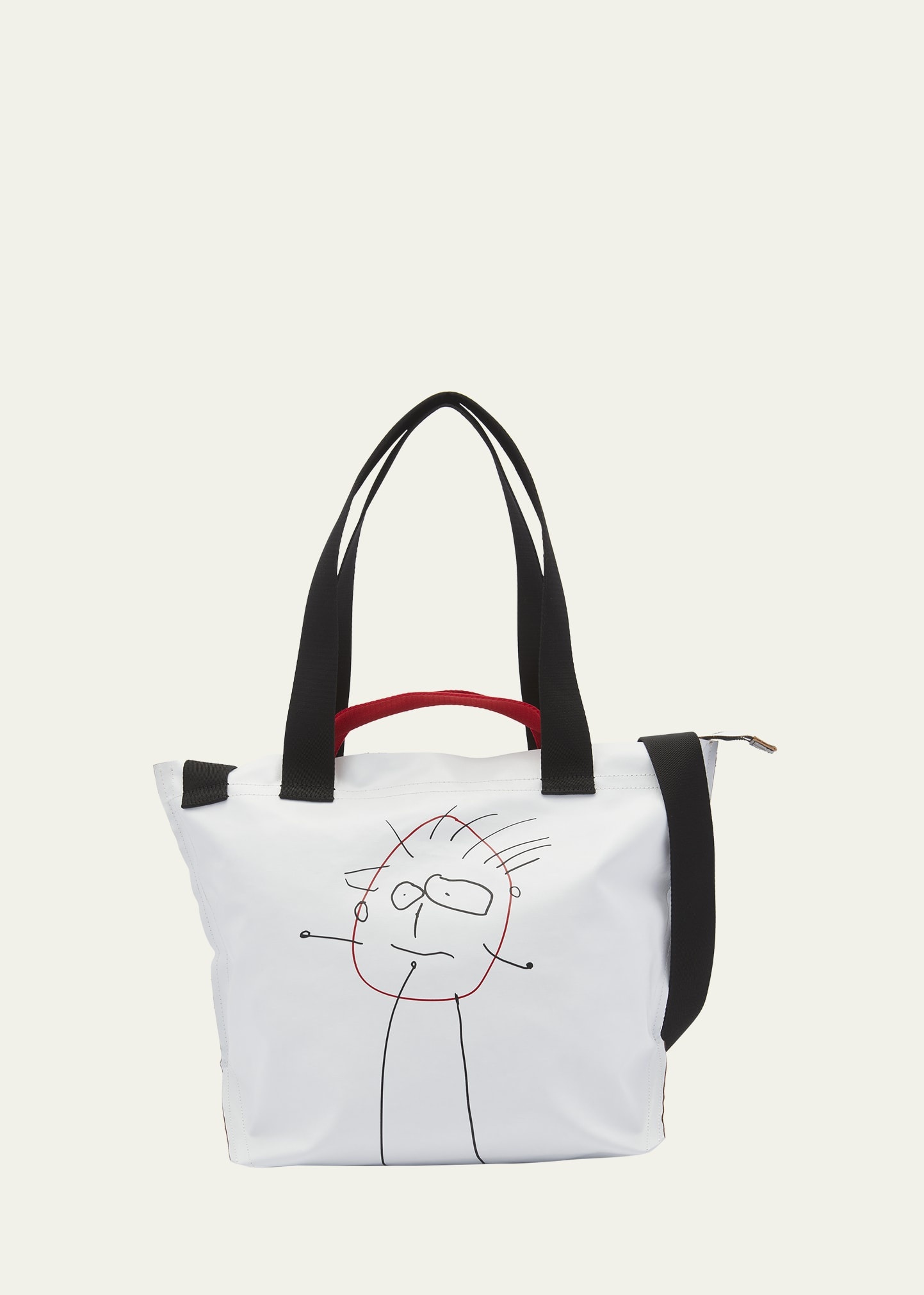 Medium Printed Shopper Tote Bag - 1