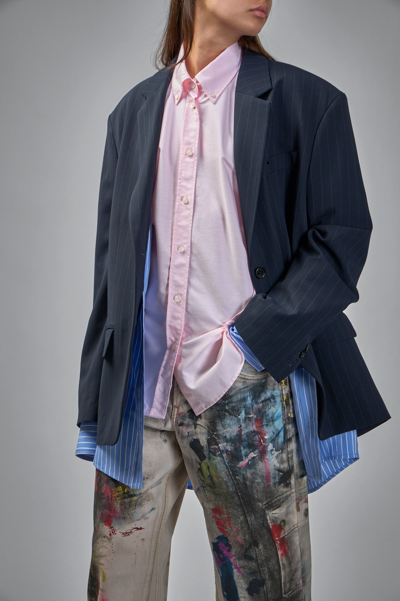 Layered Suit Jacket - 5