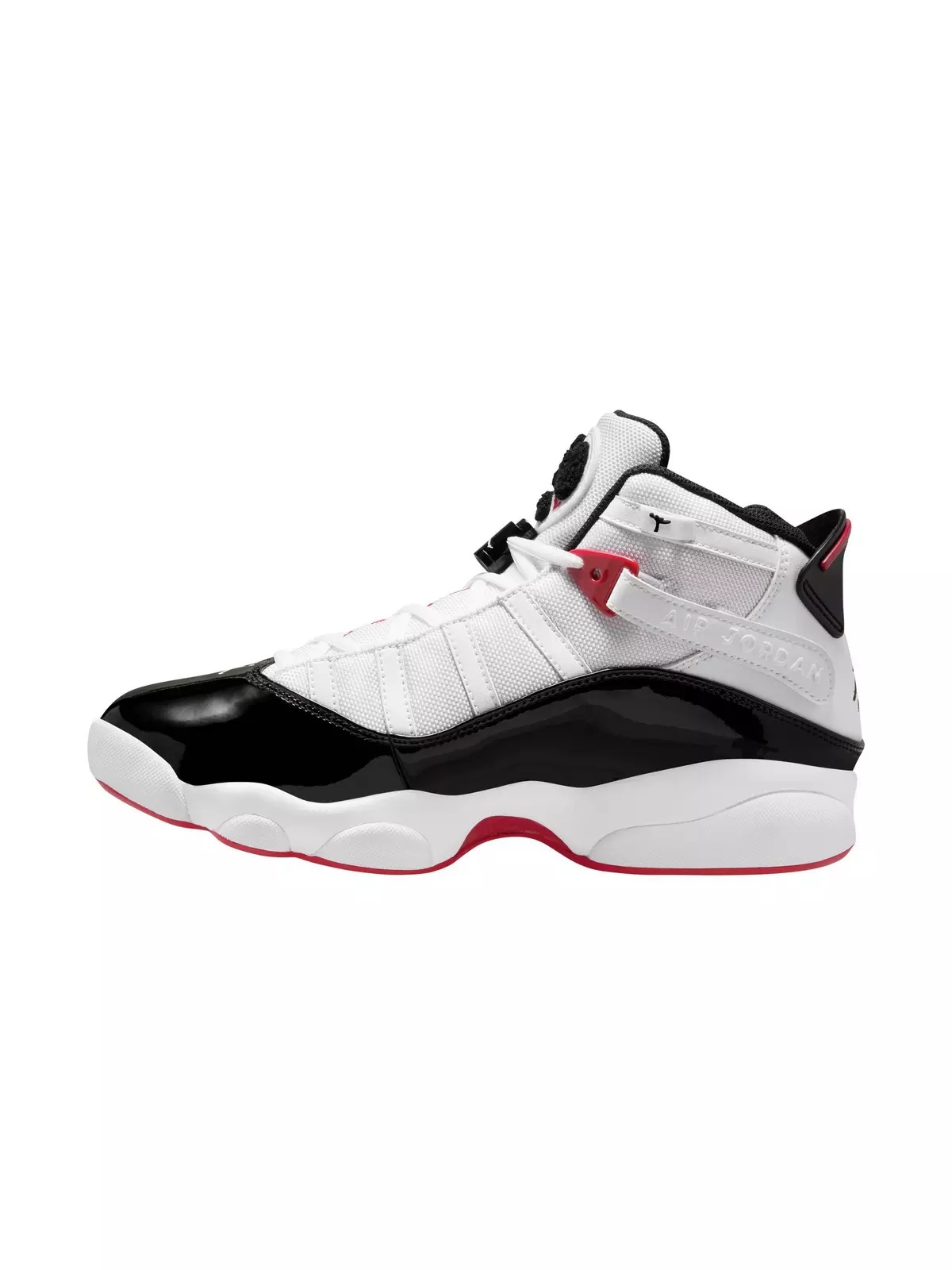 6 Rings "White/Black/Varsity Red" Men's Shoe - 2