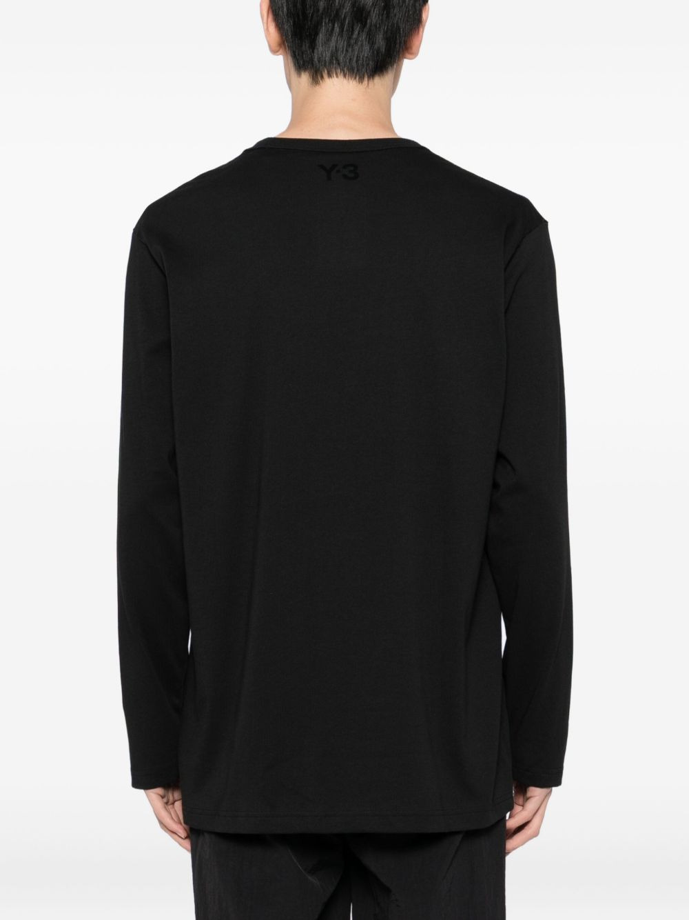 long-sleeve cotton T-shirt - 3