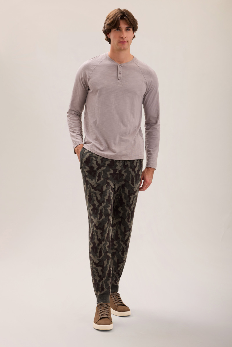 Slub Jersey Henley 1