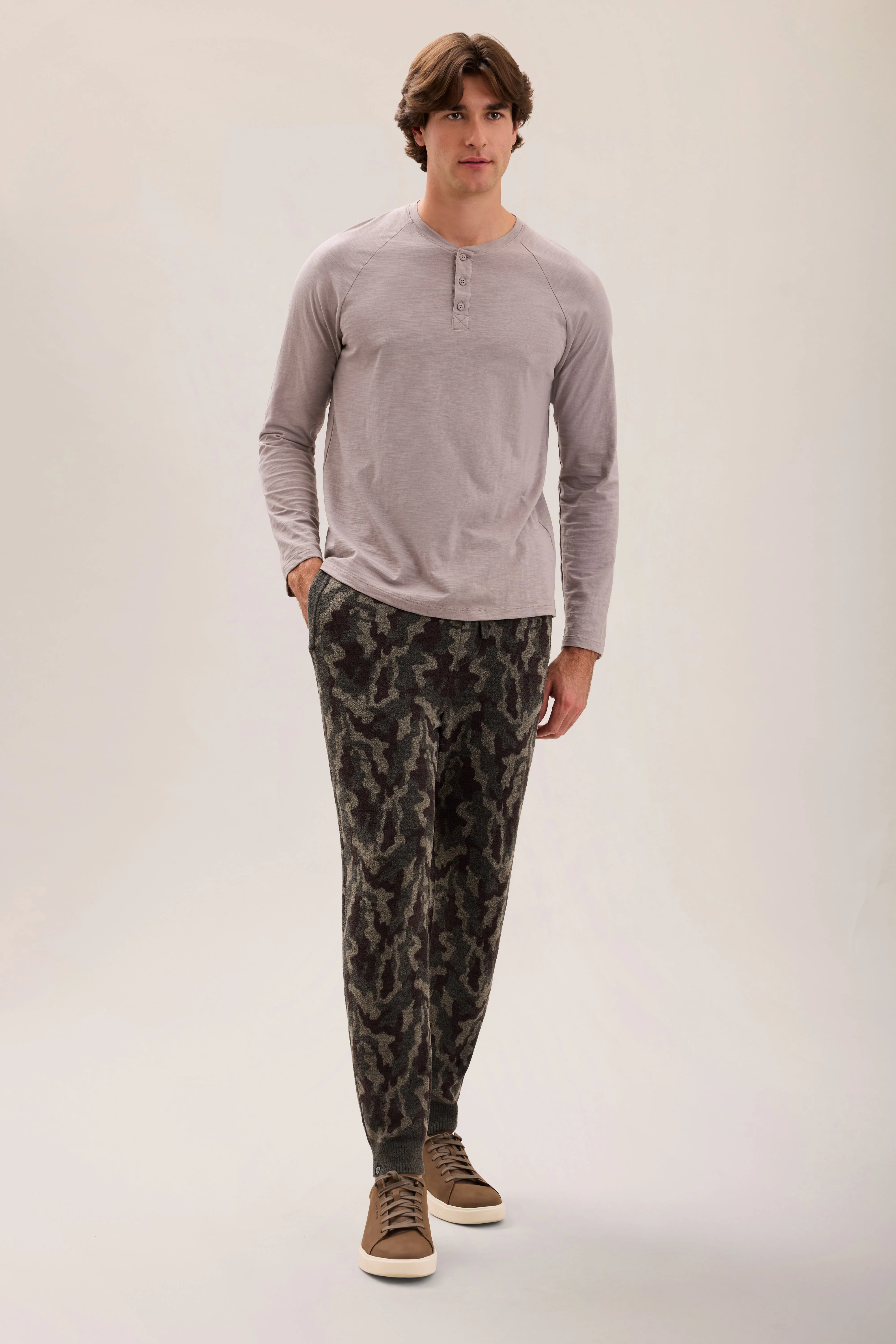 Slub Jersey Henley - 1