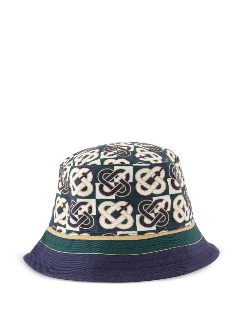 monogram-print bucket hat 1