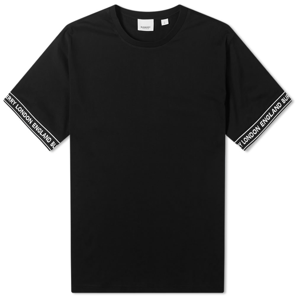 Burberry Oversized Teslow Taped Sleeve Tee - 1