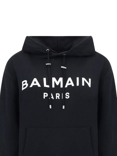 Balmain Logo print hoodie outlook