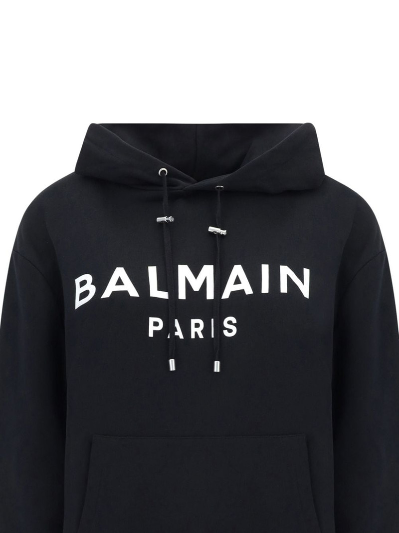 Balmain Logo print hoodie outlook