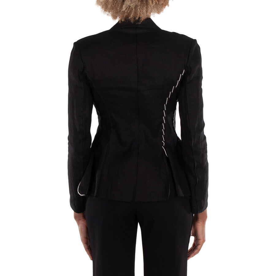 Yohji Yamamoto Hand Stitch Linen Cloth Jacket - 5