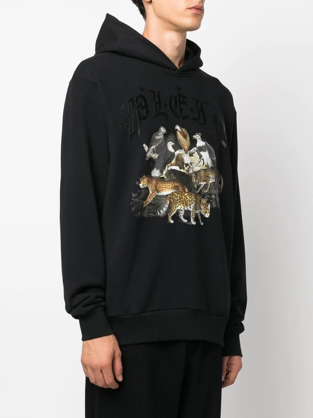 True Romance logo print hoodie - 3