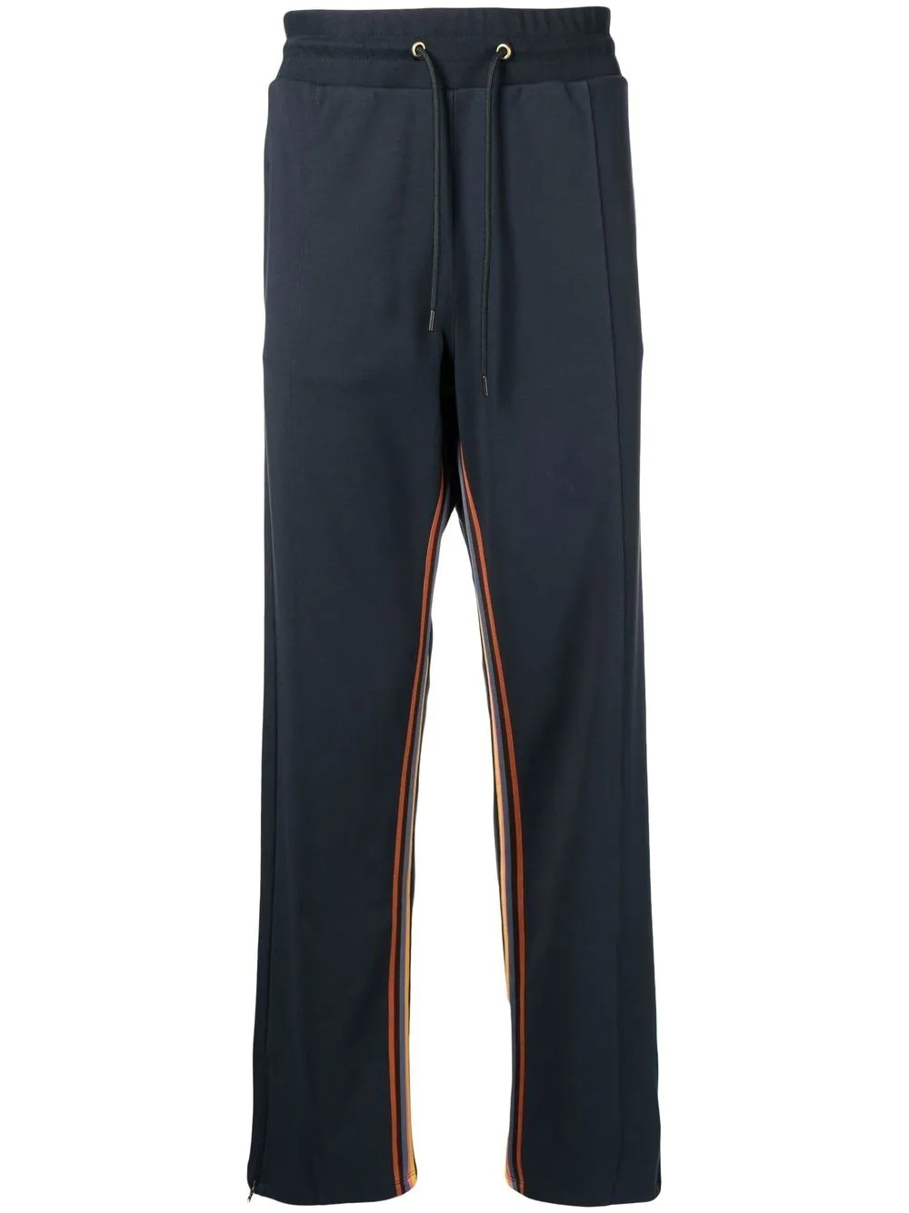 wide-leg cotton track pants - 1