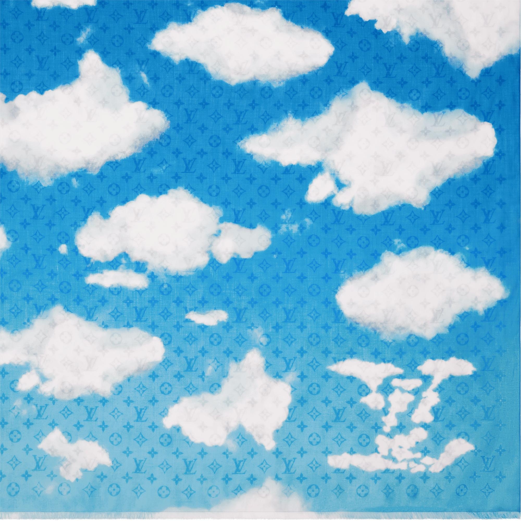 Monogram Clouds Stole - 6