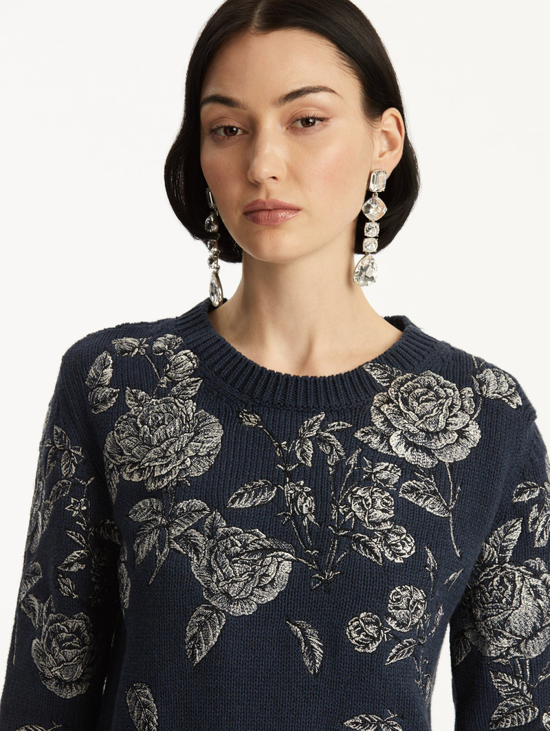 ROSE EMBROIDERED PULLOVER 6