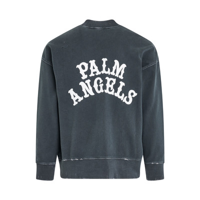 Palm Angels Dice Game Back Logo Sweatshirt in Black/Multicolour outlook
