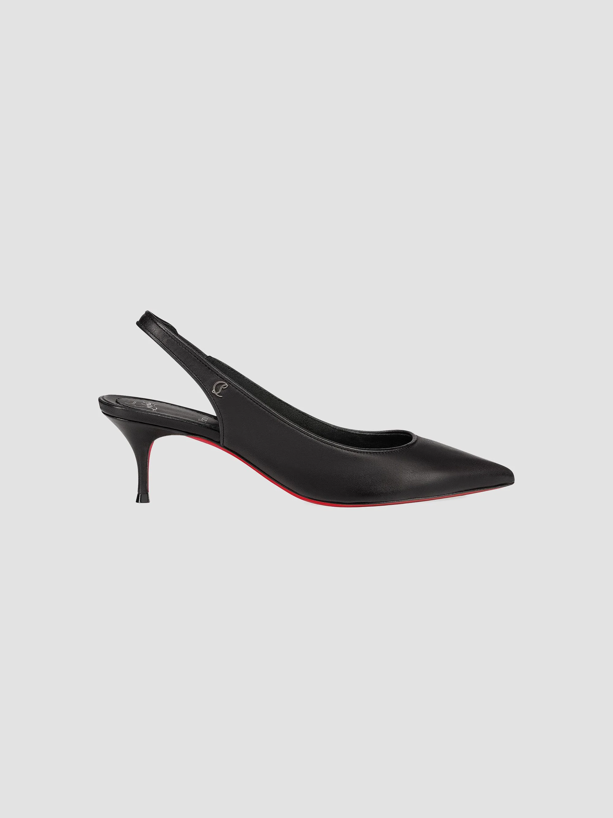 Women's Sporty Kate 55MM Leather Slingback Pumps - Black - 1
