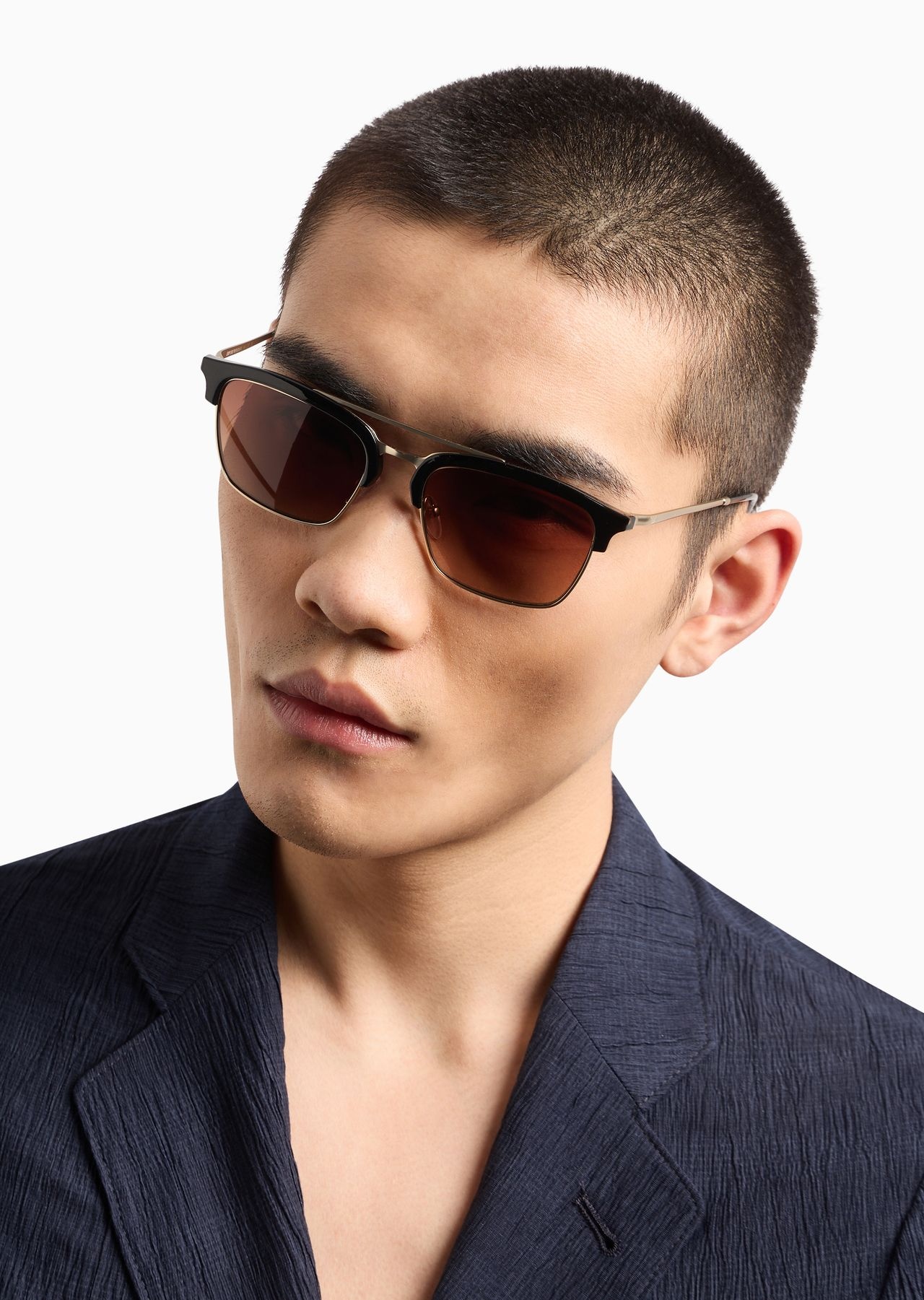 Men’s rectangular sunglasses - 5